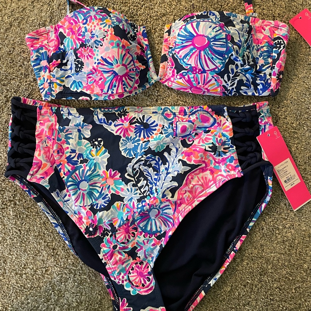 NWT Lilly pulitzer swim bikini. Size 10